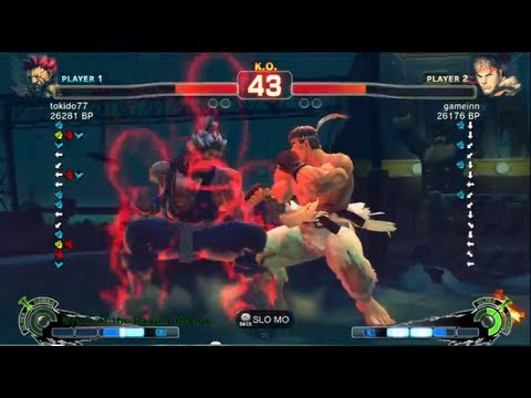 Daigo Umehara [Ryu] vs Tokido [Gouki] 2/4 SSF4 Japanese Online Ranked Matches - TRUE-HD