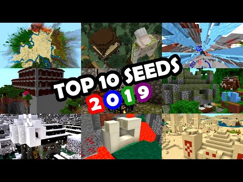 TOP 10 BEST SEEDS OF THE YEAR for MINECRAFT BEDROCK EDITION! (PE, Xbox, PS4, Switch & W10)