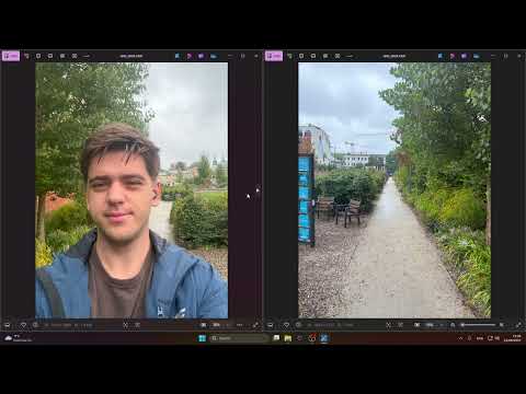 iPhone 17 vs iPhone 17 Pro Camera comparison | 4k 60 FPS Rainy City