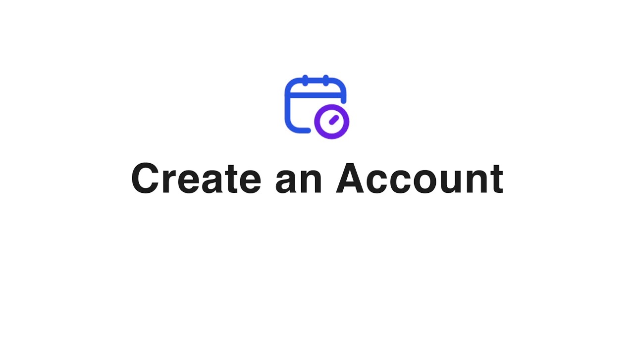 Create an Account