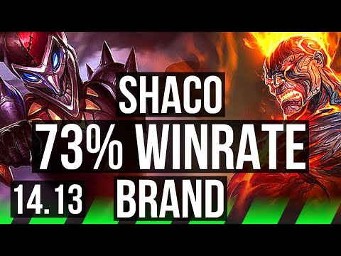 SHACO vs BRAND (JGL) | 73% winrate, 6/3/12 | EUW Master | 14.13