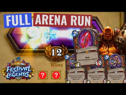 12 Win Warrior WITHOUT Bridge Riff ft. Remornia - Hearthstone Arena Festival of Legends