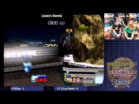 Smash9 PM Loser's Semis: CT | TLoc Denti (Ivysaur) vs UTDZac (Marth)