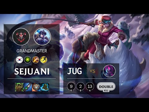 Sejuani Jungle vs Evelynn - KR Grandmaster Patch 10.16