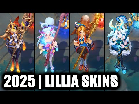ALL LILLIA SKINS SPOTLIGHT 2025 | League of Legends
