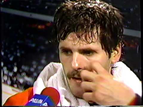 Philadelphia Flyers Ron Hextall First NHL Game interview 1986-87