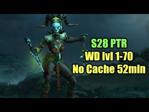 WD 52min 1 to 70 Leveling Test Run without Challenge Rift Cache - Season 28 PTR
