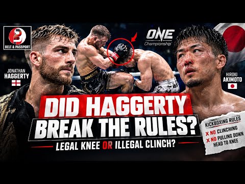 DID HAGGERTY BREAK THE RULES? 😳 LEGAL KNEE OR ILLEGAL CLINCH? | ONE SAMURAI 4