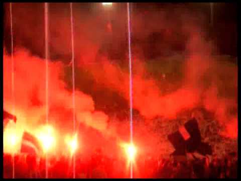 "Salida HUACHIPATO Copa Sudamericana 2006" Barra: Los Acereros &bull; Club: Huachipato