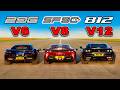 Ferrari V12 vs V8 vs V6: DRAG RACE