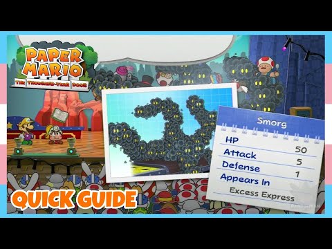 Chapter 6 - 7th Boss Fight Vs. Smorg On Top Of Excess Express In Paper Mario Thousand Year Door