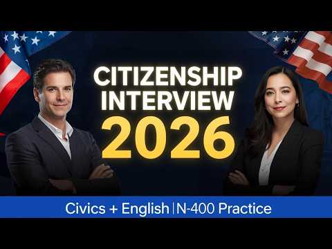 Thumbnail for 🔥 U.S. Citizenship Interview 2026 – Real N-400 USCIS Interview | Officer Asked Many Questions #uscis by NME