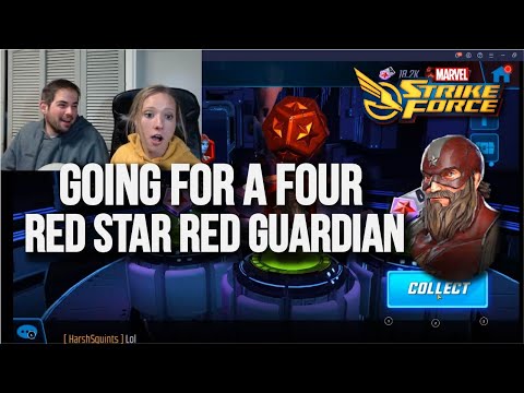 Red Guardian Red Star Orb Opening I Marvel Strike Force