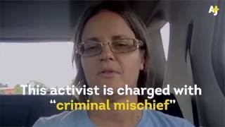 AJ+  Woman Giving Water To Thirsty Pigs