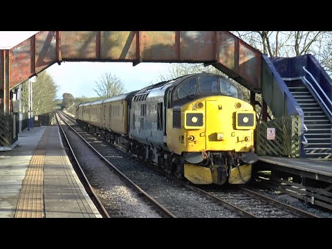 Test Train 37025 Inverness TMD & 37116 Colasrail 26th March 2021
