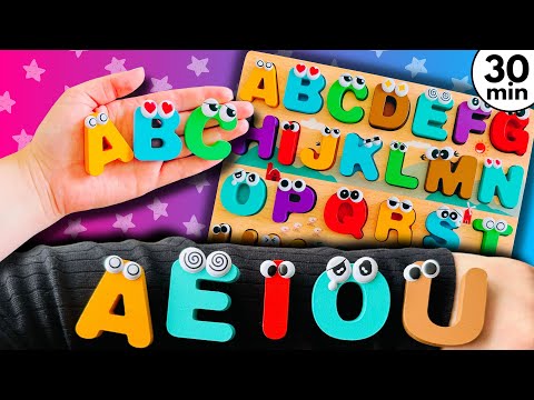 ABC para CRIANÇAS - Brincando com as LETRAS - Aprenda o ALFABETO em português - Educativo Infantil