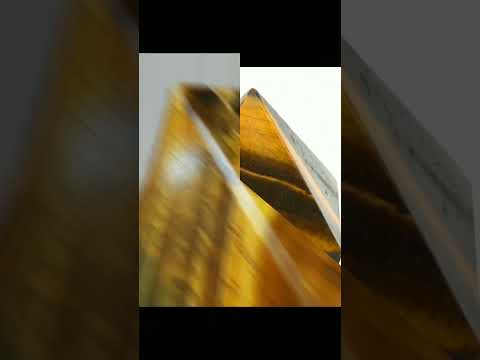 Natural Tiger Eye Stone Pyramids Golden Tiger Eye Stone
