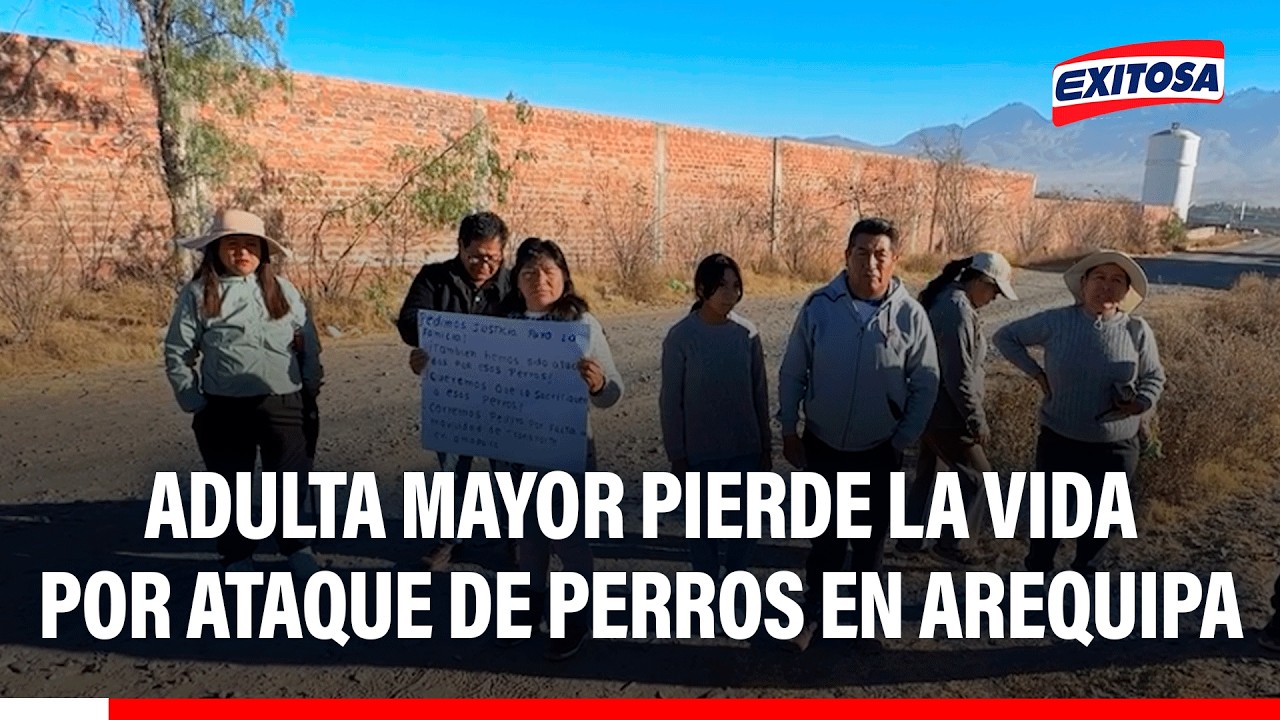 🔴🔵 Adulta mayor pierde la vida por ataque de perros en Arequipa