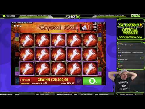 Crystal Ball INSANE MEGA BIG FULLSCREEN WIN Gamomat