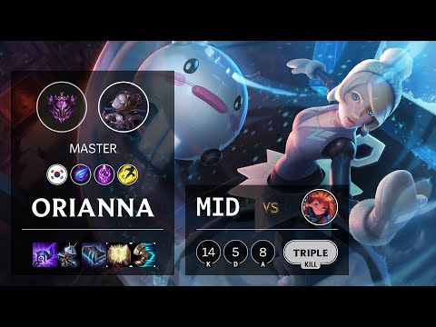 Orianna Mid vs Zoe - KR Master Patch 10.16