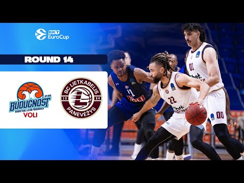 Buducnost VOLI Podgorica - Lietkabelis Panevezys | Round 14 | EuroCup Basketball 2025-26