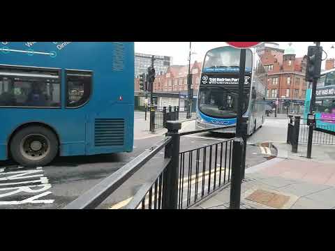 Arriva 44 and Go North East 311 departing Haymarket Bus Station (05/07/2021)