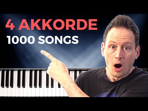 4 einfache Akkorde lernen - tausende Songs spielen!