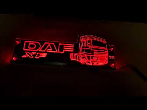 LED RGB табличка для грузовика DAF XF - фото 2 - id-p1905122811