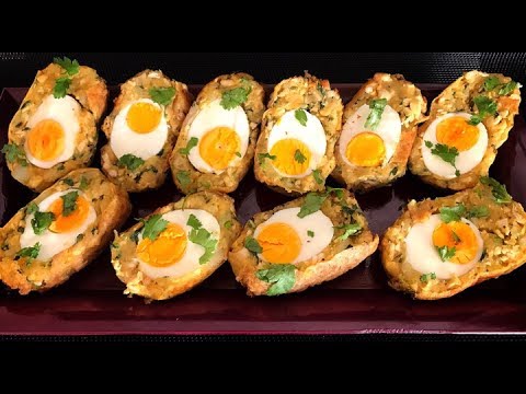 Chicken Aur Aloo Ka Nargisi Cutlets ( Ramadan Recipes) Video