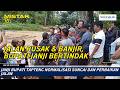 Janji Bupati Tapteng Normalisasi Sungai dan Perbaikan Jalan