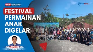 Peduli Tumbuh Kembang, Kampung dan Forum Anak Paya Tumpi Gelar Festival Permainan Anak Tradisional
