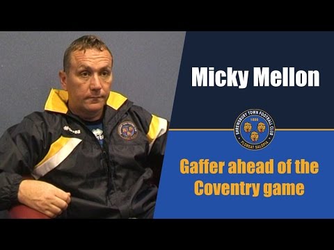 INTERVIEW | Micky Mellon pre Coventry (A) - Town TV