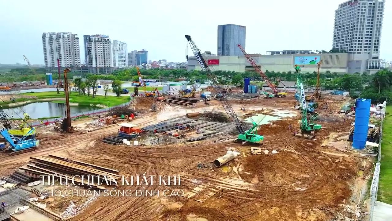Ảnh bìa video thi công tường vây và cọc khoan nhồi, tháng 06/2026