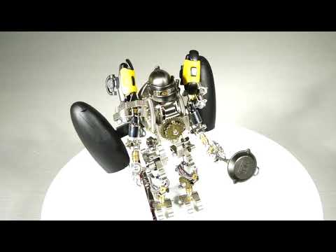 Mô hình lắp ráp DIY 3D Robot Chiến Binh Cơ Khí Kim Loại