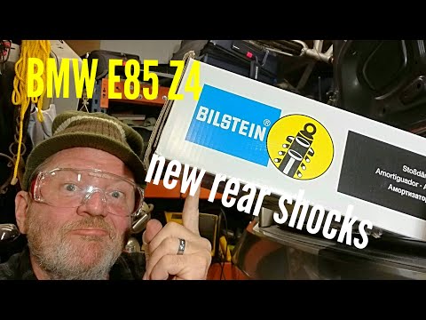 BMW E85 Z4 DIY rear shock replacement with Bilsteins.