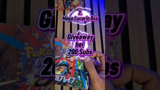 Giveaway Bei 200 Subs Mega Brave #opening #phonk #pokemon #pokemoncards #fyp #trending #shorts