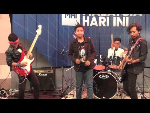 AIMAN DRUMMER - BAROJA BAND (MHI TV3) SERAGAM HITAM