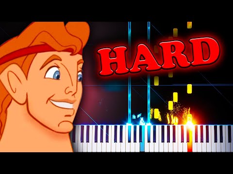 Go The Distance (from Hercules) - Piano Tutorial