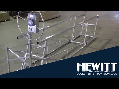 Hewitt 2400 Narrow Pontoon Lift Assembly