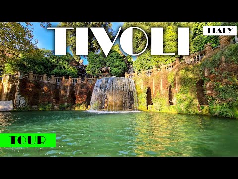 [4K] ITALY BEAUTIFUL CITY TIVOLI TOUR/WŁOCHY TIVOLI MIASTO OGRODY