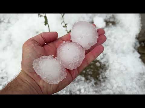 Superzelle und Riesen-Hagel: Massive Schäden durch schweres Hagelunwetter im Südwesten - 16.08.2023