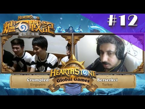 [爐石戰記] Hearthstone 2017世界大賽 漁人聖(Crumpled) vs 野獸獵(Berserkci)