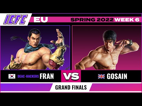 Fran (Feng) vs. Gosain (Law) Grand Finals - ICFC EU Tekken 7 Spring 2022 Week 6