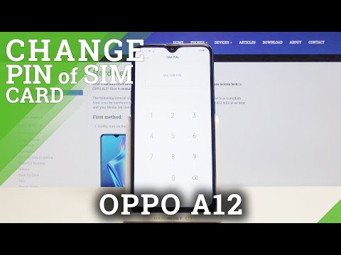 How to Edit SIM PIN Code in OPPO A12 – PIN Protection