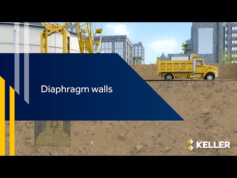 3D animation | Diaphragm walls | Keller