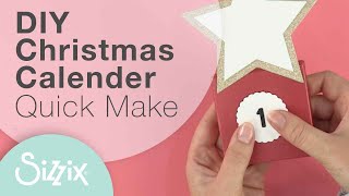 DIY Christmas Box Advent Calendar with the Scoring Board and Trimmer