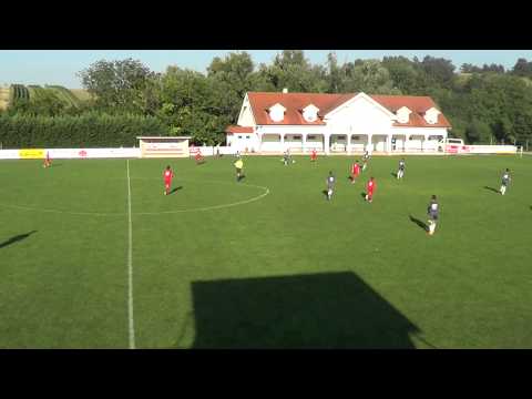 U16 Klingenbach/Siegendorf gegen UFC St.Georgen. Philipp Reinisch erzielt das 1:5