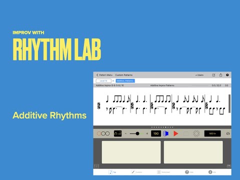 Rhythm Lab   Improv with Additive Rhythms
