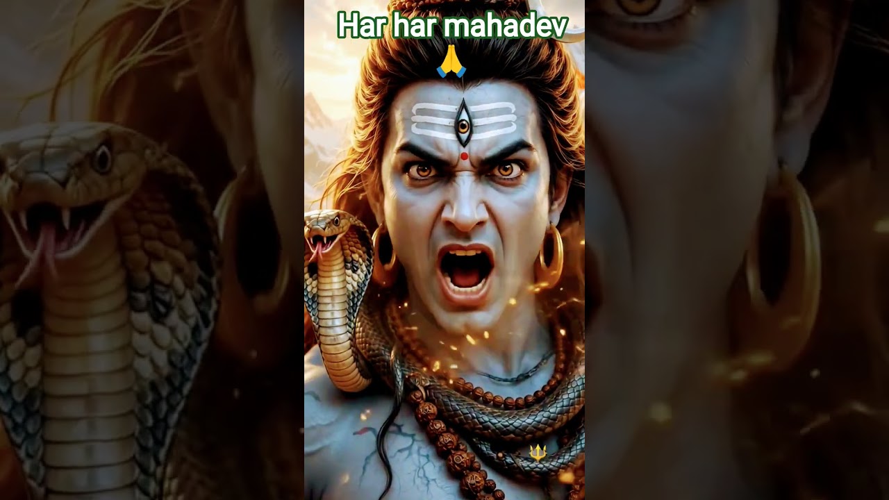 🔱 महादेव का चेतावनी भरा संदेश 😱 | Har Har Mahadev | Shiv Status #shorts #mahadev