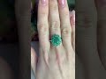 Серебряное кольцо с изумрудом 2.05ct